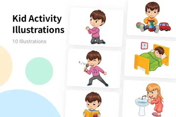 Kid Activity Illustration Pack