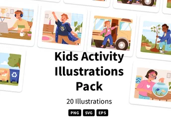 Kids Activity Illustration Pack