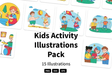 Kids Activity Illustration Pack