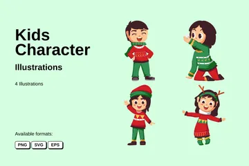 Kids Character Illustration Pack