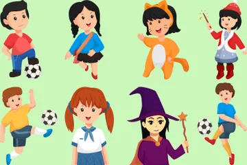 Kids Character Illustration Pack