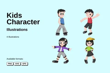 Kids Character Illustration Pack