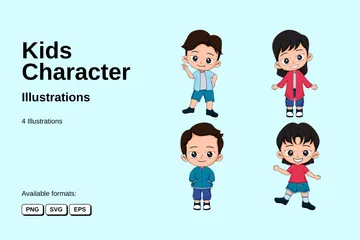 Kids Character Illustration Pack