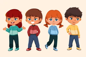 Kids Character Illustration Pack