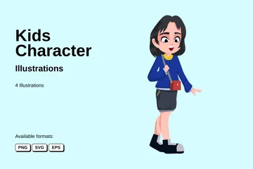 Kids Character Illustration Pack