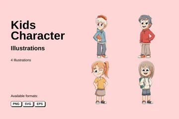 Kids Character Illustration Pack