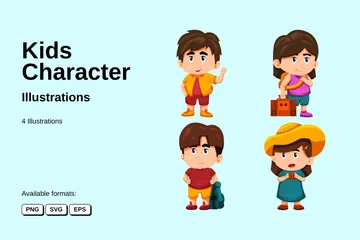 Kids Character Illustration Pack