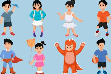 Kids Character Illustration Pack