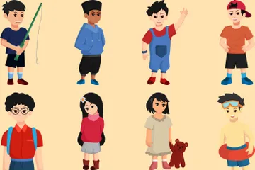 Kids Character Illustration Pack