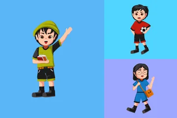 Kids Character Illustration Pack