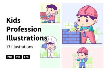 Kids Profession Illustration Pack