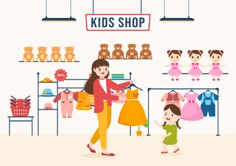 Kindershop Illustrationspack