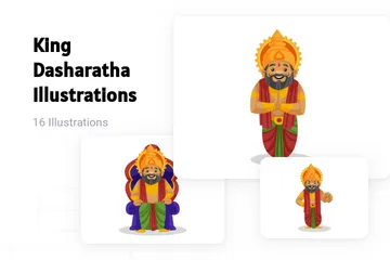 King Dasharatha Illustration Pack