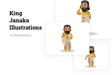 King Janaka Illustration Pack