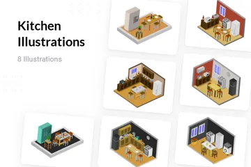 Kitchen Illustration Pack