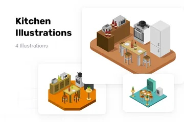 Kitchen Illustration Pack