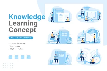 Knowledge Learning Illustration Pack