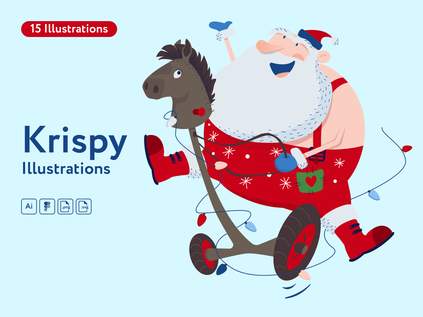 6,202 Santa Illustration Packs - Free in SVG, PNG, GIF | IconScout