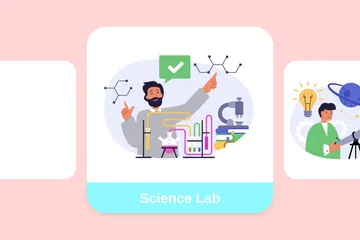 Laboratoire scientifique Pack d'Illustrations