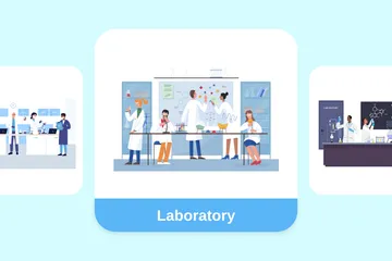 Laboratory Illustration Pack