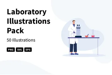 Laboratory Illustration Pack