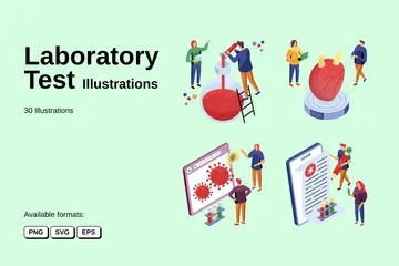 Laboratory Test Illustration Pack