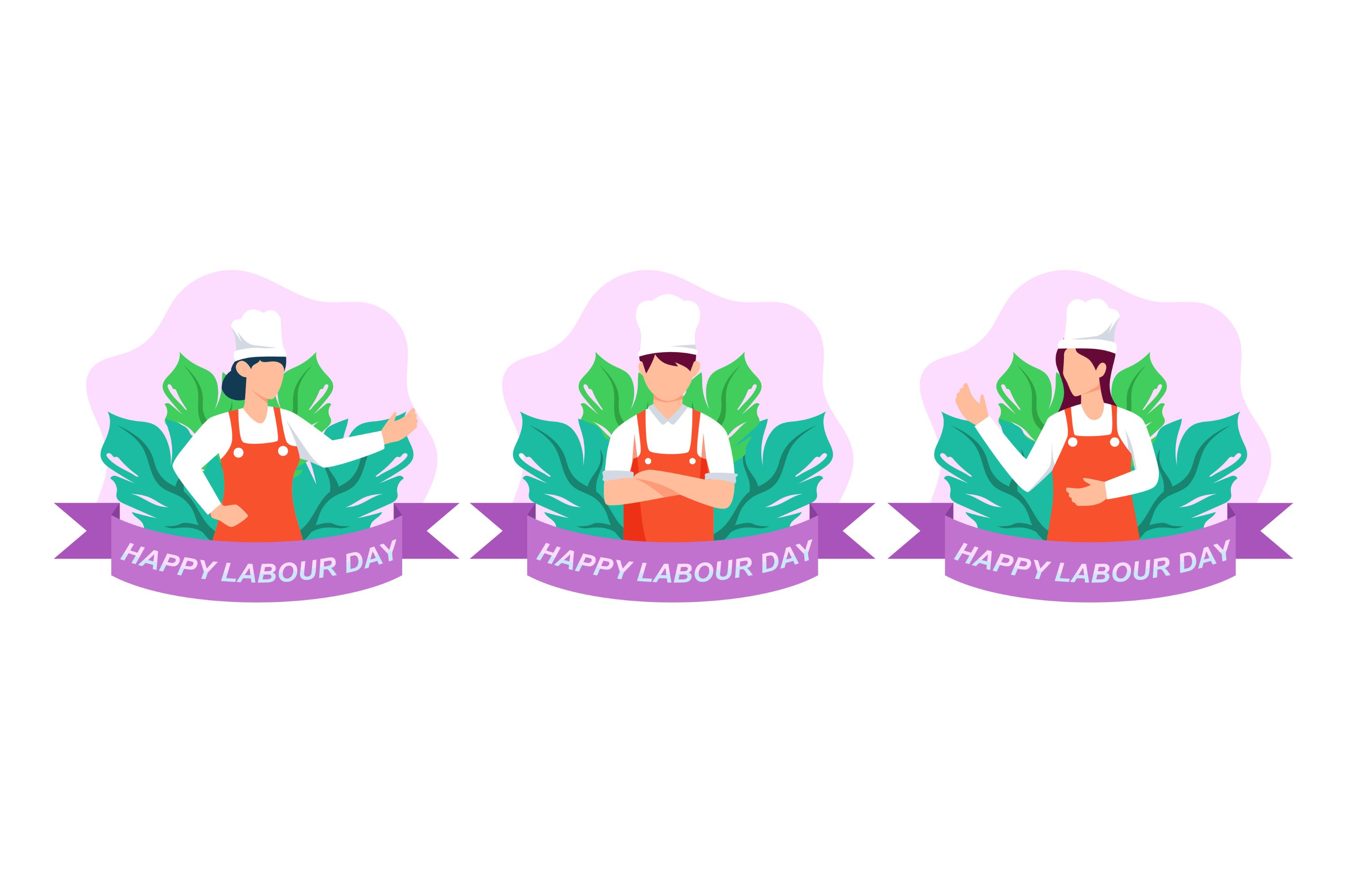 Happy Labour Day Vector Logo Stock Vector (Royalty Free) 613692533 |  Shutterstock