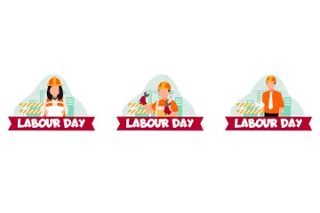 Labour Day Illustration Pack