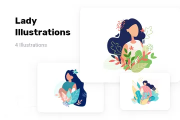 Lady Illustration Pack