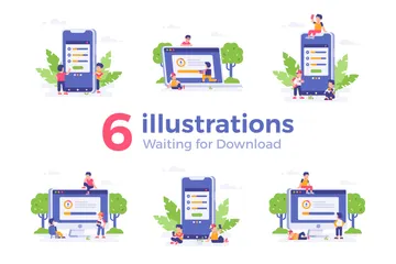 Landing Page Concept Illustration Pack