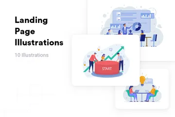 Landing Page Illustration Pack