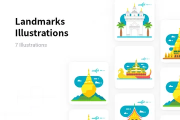 Landmarks Illustration Pack