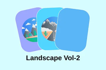 Landschaft Band 2 Illustrationspack