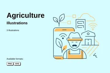 Landwirtschaft Illustrationspack