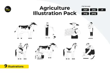 Landwirtschaft Illustrationspack