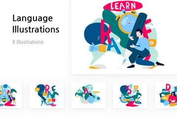 Language Illustration Pack