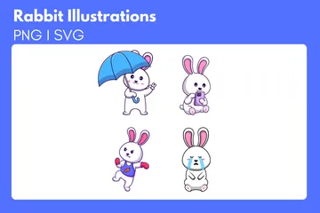 Lapin Pack d'Illustrations