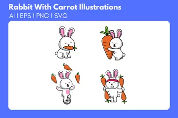 Lapin Pack d'Illustrations