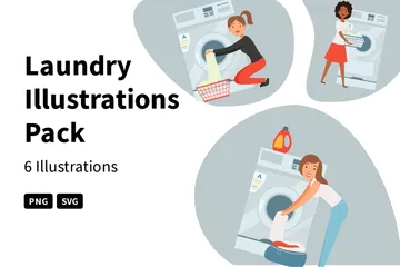 Laundry Illustration Pack