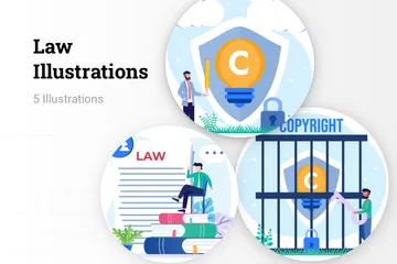 Law Illustration Pack