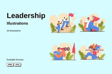 Leadership Illustration Pack