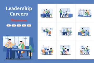 Leadership Careers Illustration Pack