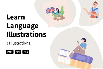 Learn Language Illustration Pack
