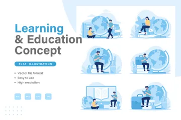Learning And Education Illustration Pack