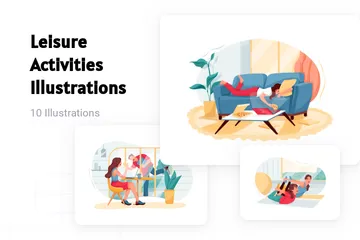 Leisure Activities Illustration Pack