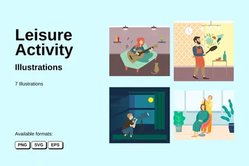 Leisure Activity Illustration Pack
