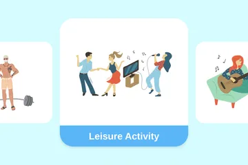Leisure Activity Illustration Pack