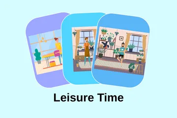 Leisure Time Illustration Pack