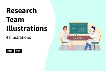 L'équipe de recherche Illustration Pack