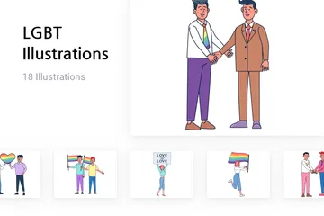 LGBT Illustration Pack